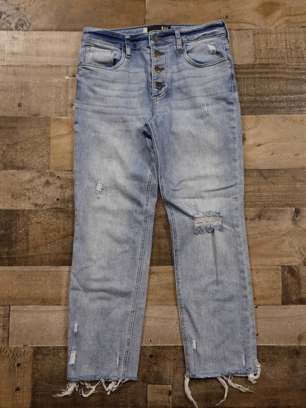 KUT From The Kloth Rachael High Rise Mom Jeans Women’s Size 4 Light Wash